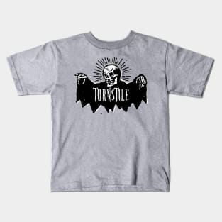 turnstile skeleton skull Kids T-Shirt